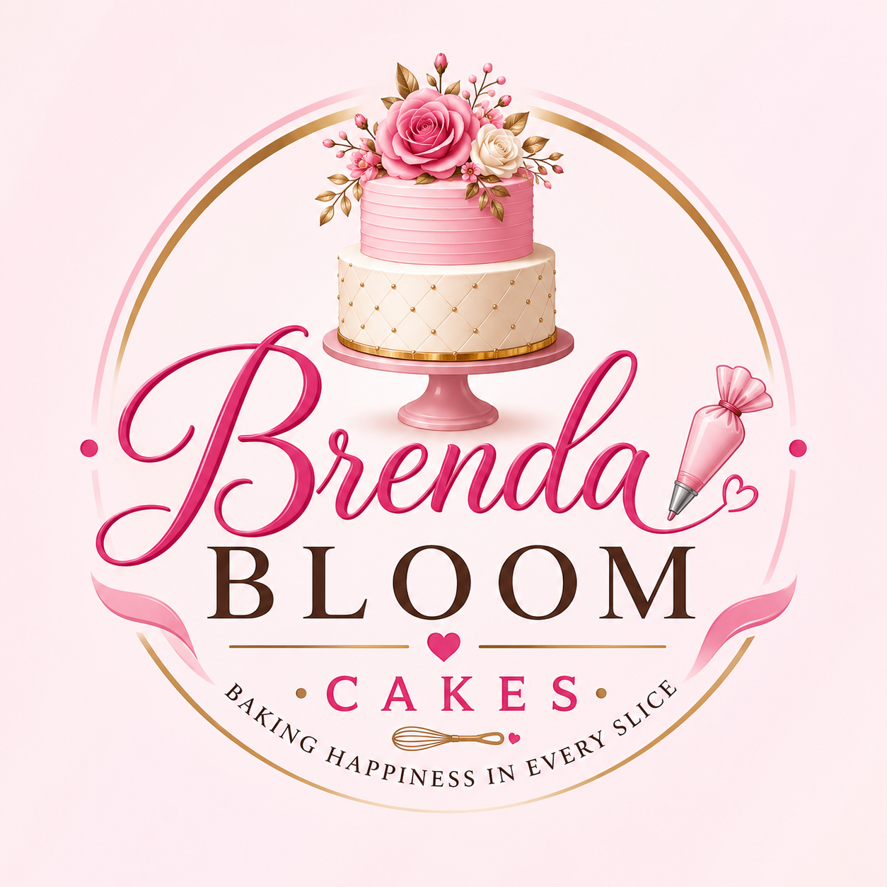 Brenda Bloom Cakes Logo